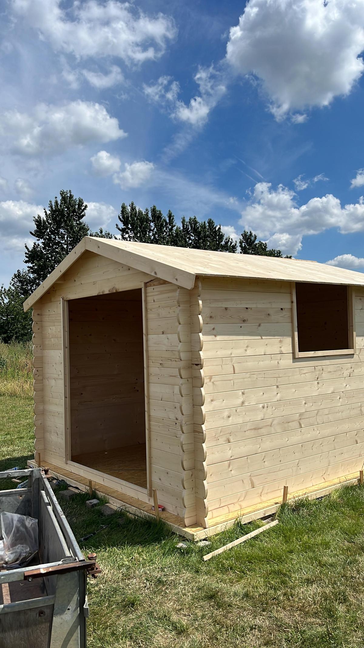Tuinhuis dakbedekking